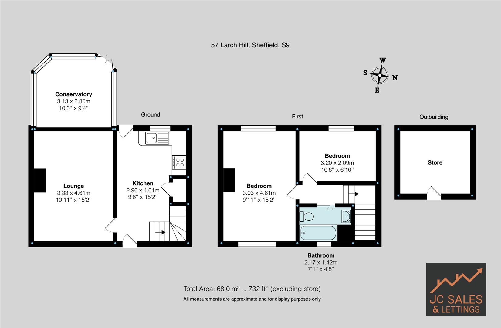 Larch Hill, Sheffield Floorplan